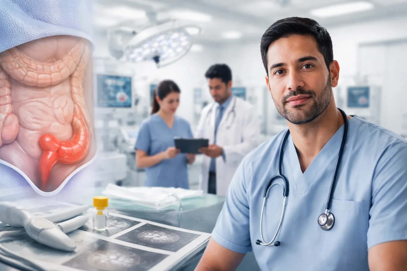 ¿Qué especialista trata el dolor abdominal crónico?